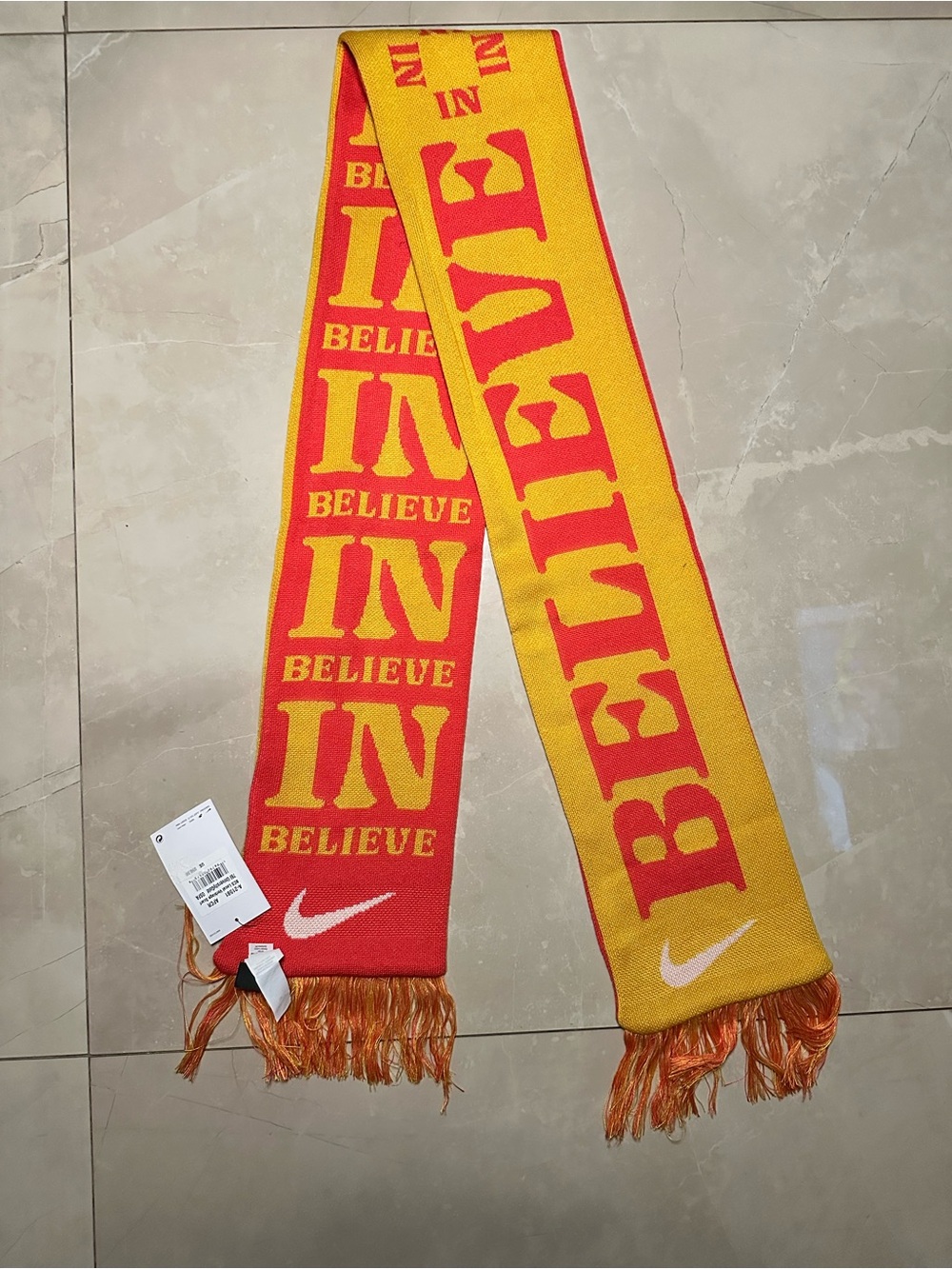 Nike 'Believe In' Knit Scarf